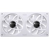 Jonsbo ZA-240 korpuso ventiliatorius, PWM, ARGB – 240mm, baltos spalvos