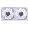 Jonsbo ZB-240 korpuso ventiliatorius, PWM, ARGB – 240mm, baltos spalvos