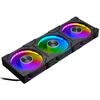 Ventiliatorius PHANTEKS D30 PWM Regular Airflow D-RGB Fan - 120mm, juodas + 3-pack