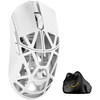 WL Pelė WLMOUSE Beast X Pro Solid Sides Pelė žaidimams, Omron Optinė Switches – Baltas