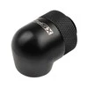 XSPC Adapteris 90 Degree G1/4 inch Male to G1/4 inch Female – Rotatable, Juodas