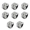 XSPC fitting G1/4″ to 14mm hard tube, chrome – 8 pieces