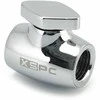 XSPC G1/4 Ball Valve – Brass, Sidabrinis-Chrome