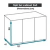 Aquael spintelė optiset 240 120x40x80cm