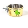 HapPet metalinis indelis narvui 8cm/0,15L (geltonas)