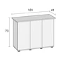 Juwel Rio 180 spintelė balta