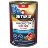 Ontario Adult Monoprotein Jautienos paštetas su Morkomis 400g