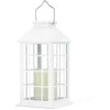 0,02W LED lauko šviestuvas su saulės baterija CANDELIO, baltas, 2700K, IP44