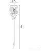 0,06W LED įsmeigiamas šviestuvas su saulės baterija SPARKLE G2, juodas, 1600K, IP44