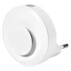 Sieninis šviestuvas 0,31W LED naktinis šviestuvas LUNETTA, baltas, 3000K, su judesio ir šviesos jutikliu
