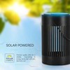 V-tac 0,5W LED įkraunamas šviestuvas su saulės baterija, juodas, 3000K, belaidis