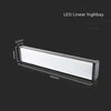 V-tac 100W LED linijinis sandėlio šviestuvas, juodas, 6500K