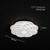100W LED lubinis šviestuvas, baltas, 3000-6500K, dimeriuojamas