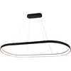 100W LED pakabinamas šviestuvas GRACE, juodas, 2700/3000/4000K, dimeriuojamas, C3848573NDT