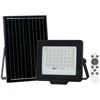 Pakabinamas šviestuvas 100W LED prožektorius su saulės baterija NORLA, juodas, 4000K