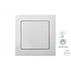 Liregus 100W LED šviesos stiprumo impulsinis reguliatorius EPSILON, be rėmelio, baltas