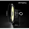 100W LED UFO sandėlio šviestuvas, juodas, 4000K, CREE LED chip