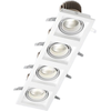 102W įleidžiamas šviestuvas BERYL NEW LED K-2, baltas, 4000K, IP44