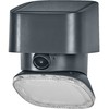 10,3W LED sieninis fasado šviestuvas ENDURA STYLE, tamsiai pilkas, 3000K, dimeriuojamas, su judesio davikliu ir saulės baterija