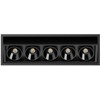 10,5W LED įleidžiamas šviestuvas Juodas FOSTER TILT 5, juodas, 2700K