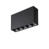 Lubinis šviestuvas Ideal Lux 10W ceiling lamp with 5 lights LIKA, 3000K, juodas
