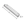 10W LED akcentinis šviestuvas ZETA į magnetines sistemas ALPHABET, juodas, 3000K, 60°