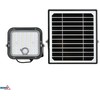 Bemko 10W LED įkraunamas prožektorius su saulės baterija ir judesio davikliu, juodas, 4000K, IP65