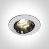 10W LED įleidžiamas pakreipiamas šviestuvas, baltas, 3000K, 11110E/W/W