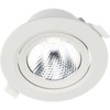 10W LED įleidžiamas pakreipiamas šviestuvas PT 08, matinės baltos sp., 3000K