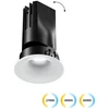 10W LED įleidžiamas šviestuvas ALVEY, baltas, 2700/4000/6500K, 4323000