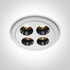 10W LED įleidžiamas šviestuvas, baltas, 3000K, 10110H/W/W