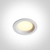 10W LED įleidžiamas šviestuvas, baltas, 3000/4000/5000K, IP54, 10110BX/W/V