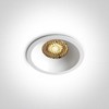 10W LED įleidžiamas šviestuvas, baltas, 3000/3500/4000K, su filtru nuo akinimo, 10110DH/W/V