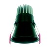 10W LED įleidžiamas šviestuvas, juodas, 3000K, S076