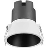 Bikuvalt 10W LED įleidžiamas šviestuvas TWIST PRO 93mm, baltos/juodos sp., 3000K