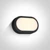 Sieninis šviestuvas 10W LED sieninis lauko šviestuvas, juodas, 3000K, 67442B/B/W