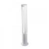 V-tac 10W LED lauko šviestuvas, baltas, IP65, aukštis 80cm, 6400K