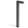 10W LED pastatomas lauko šviestuvas FLAG 200 BOLLARD, antracito sp. (RAL7021), 3000K, 30°, dimeriuojamas