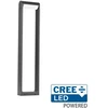 10W LED pastatomas lauko šviestuvas, juodas, 3000K, IP65, CREE LED chip