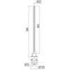 10W LED pastatomas lauko šviestuvas WIKI, tamsiai pilkas, 3000K, IP65, 90435