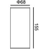 Pakabinamas šviestuvas 10W LED paviršinis fasado šviestuvas RIMA 4K, juodas, 4000K