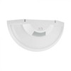 V-tac 10W LED paviršinis sieninis šviestuvas, baltas, 4000K, su judesio davikliu, IP54