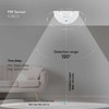V-tac 10W LED paviršinis sieninis šviestuvas, baltas, 4000K, su judesio davikliu, IP54