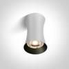 Lubinis šviestuvas 10W LED paviršinis šviestuvas, baltas, GU10, 12105L/W