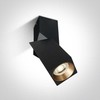 Lubinis šviestuvas 10W LED paviršinis šviestuvas, juodas, GU10, 12105E6/B