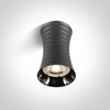 Lubinis šviestuvas 10W LED paviršinis šviestuvas, tamsaus chromo sp., GU10, 12105L/DC