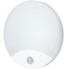 10W LED plafonas ORBIS, baltas, 4000K, IP44, su judesio davikliu