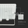 10W LED prožektorius, baltu korpusu, 4000K