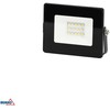 Bemko 10W LED prožektorius KASTEL, juodas, 4000K, IP65, 120°