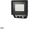 Kafler 10W LED prožektorius KASTEL, juodas, 6500K, IP65